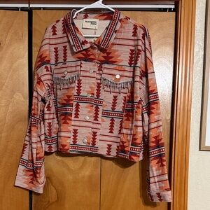 Savanna Jane Multicolor Patterned Jacket